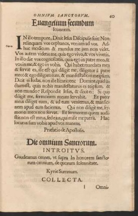 Die omnium Sanctorum.