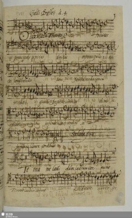 Dressler, Gallus: O lux beata trinitas