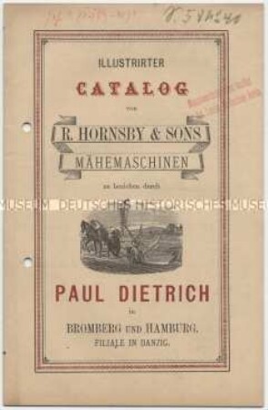 Illustrirter Catalog von R. Hornsby