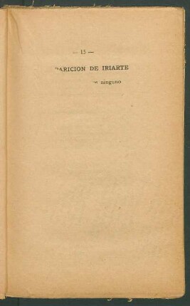 Desaparición de Iriarte