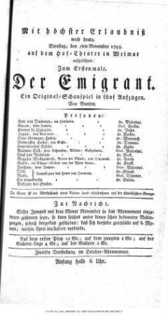 Der Emigrant