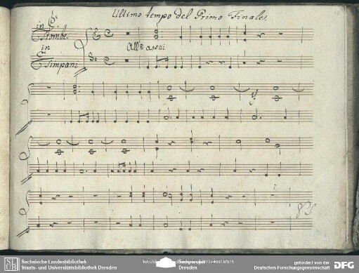 Finale (incpl) tr, timp