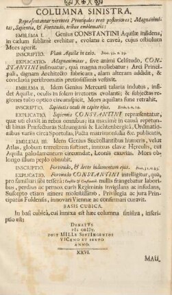 Columna sinistra.