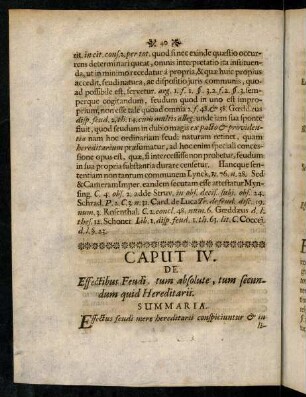 40-48, Caput IV.