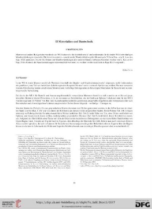 II. Materialien und Bautechnik