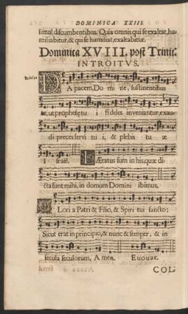 Dominica XVIII. post Trinitatis.