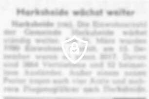 Harksheide wächst weiter