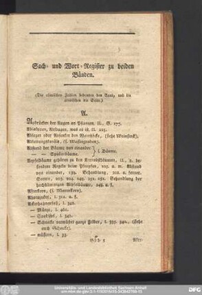 Sach- und Wort-Register zu beiden Bänden.
