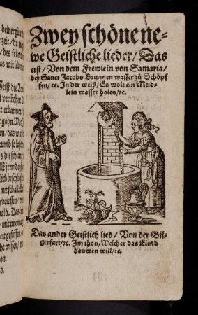 91-98, Zwey Schoene newe Geistliche lieder
