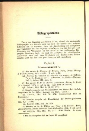 Bibliographisches.
