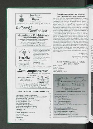 Langhorner Oktoberfest abgesagt