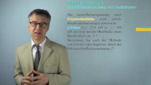 Oberflächenanalytik - Übungsaufgabe 5a: Oberflächenspannung von Festkörpern: Oberflächenspannung eines Polymers - Disperser Anteil der Oberflächenspannung nach Fowkes