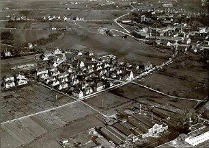 Fischer, Theodor; Reutlingen-Gmindersdorf; Arbeiterkolonie: Altenhof - Luftbild