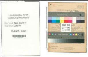 Entnazifizierung Josef Rubarth , geb. 13.03.1895 (Gastwirt)