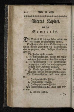 Viertes Kapitel. von der Semiotik.