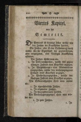 Viertes Kapitel. von der Semiotik.