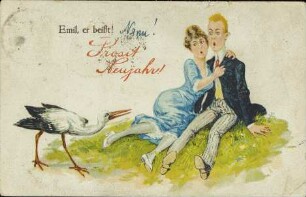Emil, er beißt! - Prosit Neujahr!