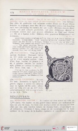 Miniaturen (Nr. 490 - 493)