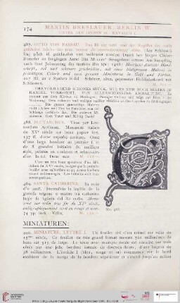 Miniaturen (Nr. 490 - 493)