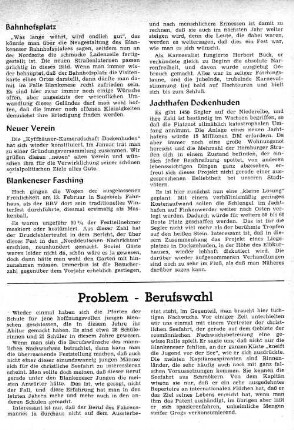 Problem - Berufswahl