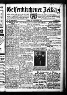 Gelsenkirchener Zeitung. 1902-1940