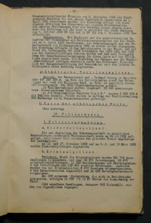 IV. Polizeiwesen.