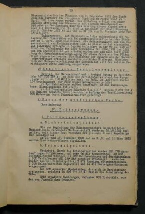 IV. Polizeiwesen.