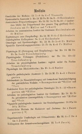 11-13, Medizin