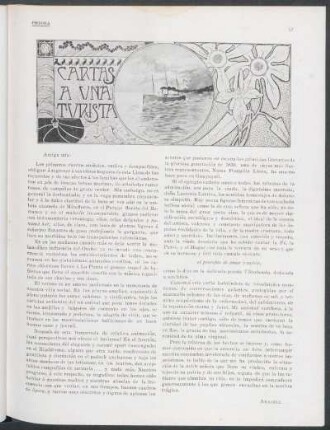 Cartas a una turista