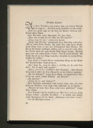 Sechstes Kapitel