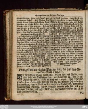 Evangelium am vierten Sontage nach der heil. drey Könige Tage, Matth. 8. Cap. 1:13.