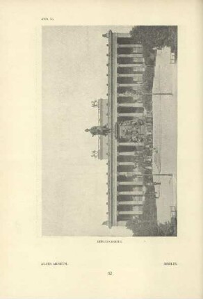 Altes Museum. Eingangsseite. Berlin