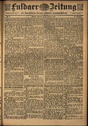 Ausgabe vom Montag, den 17. Februar 1902.