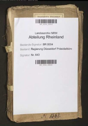 Das Staatsarchiv zu Düsseldorf Bd. 1