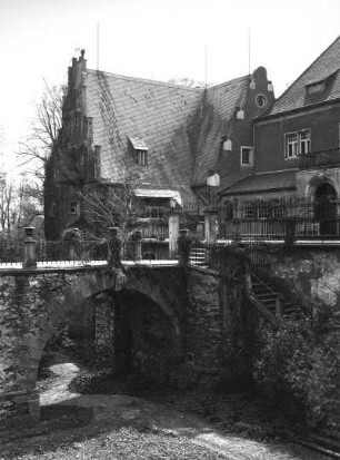 Schleinitz, OT von Nossen. Schloss. Ansicht von Südosten