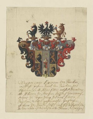 Familienwappen der Barone von Funcken