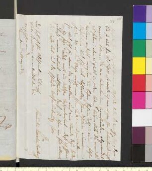 Brief von Imhoff (Helvig), Anna Amalia von an Goethe, Johann Wolfgang von