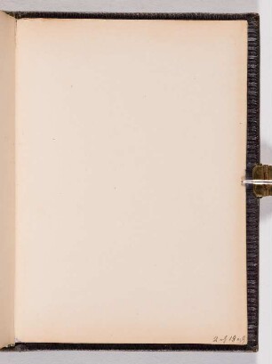 Hinteres fliegendes Blatt. Vorderseite : Fotoalbum der Familien Ahlsvede (Reick) und Schneidenbach. Ledereinband, geprägt mit Goldschnitt und Metallschließe; 14,7 x 11,5 x 3,5 cm (um 1890, bestückt ab 1926). Dresden: SLUB/DF 2017.A.355