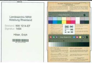 Entnazifizierung Erich Hilser , geb. 16.02.1921 (Arzt)