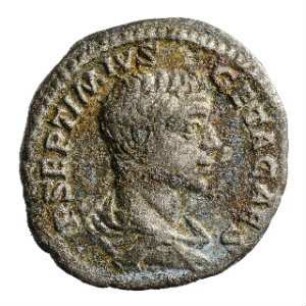 Münze, Denar, 203 - 208 n. Chr.