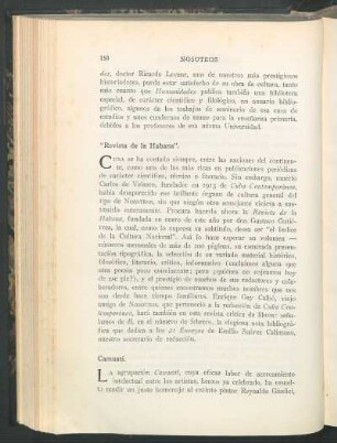 "Revista de la Habana"