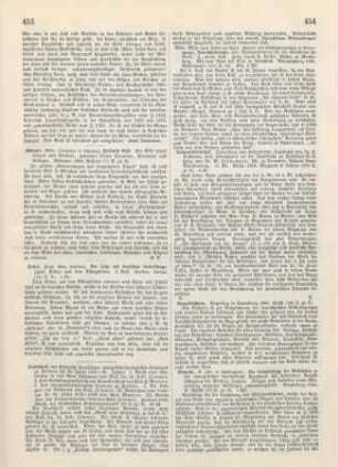 453-454 [Rezension] Denkschrift des Herzoglich Nassauischen Evangelisch-Theologischen Seminars zu Herborn