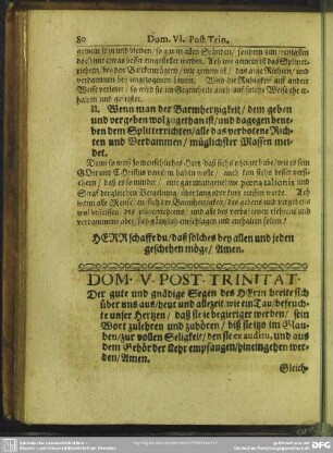 Dominica V. post Trinitat.