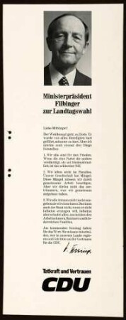 CDU, Landtagswahl 1972
