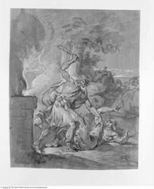 Concorso Accademico 1766, Seconda Classe: Kain tötet Abel (prova ex tempore)