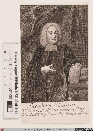 Bildnis Theodor Hase (lat. Hasaeus)
