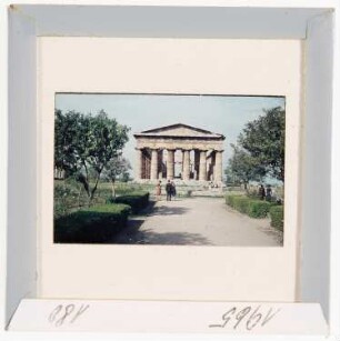 Paestum: Heraion, Ostseite (Foto 1965)