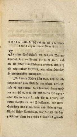 Der Adel, was er ursprünglich war, was er jetzt ist, und was er künftig seyn soll : ein Angebinde zum Geburtstage aller ächtadligen Herren und Damen; insbesondere auch ein Präservativ gegen die Sucht, sich durch ein Von entbürgern zu lassen, 2. Fortsetzung