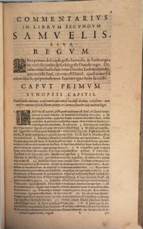 Commentarivs In Iosve, Ivdicvm, Rvth, IV. Libros Regvm Et II. Paralipomenon : Cum triplici Indice, 2. Continens lib. 2. 3. 4. Regum, & duos Paralipomenon