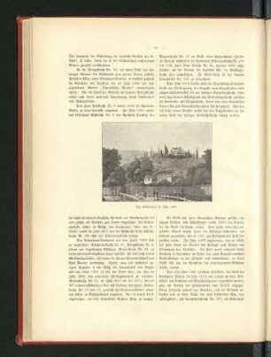 Die Silberburg im Jahr 1835